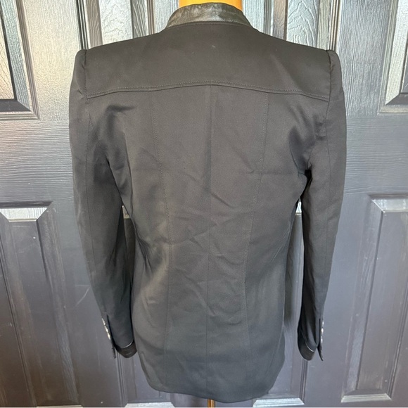 HELMUT LANG BLAZER leather SIZE 6 - Picture 6 of 11